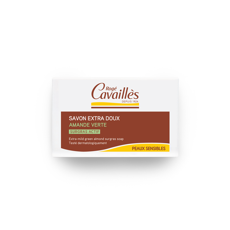 Extra-Mild Surgras Soap – Green Almond  Rogé Cavaillès